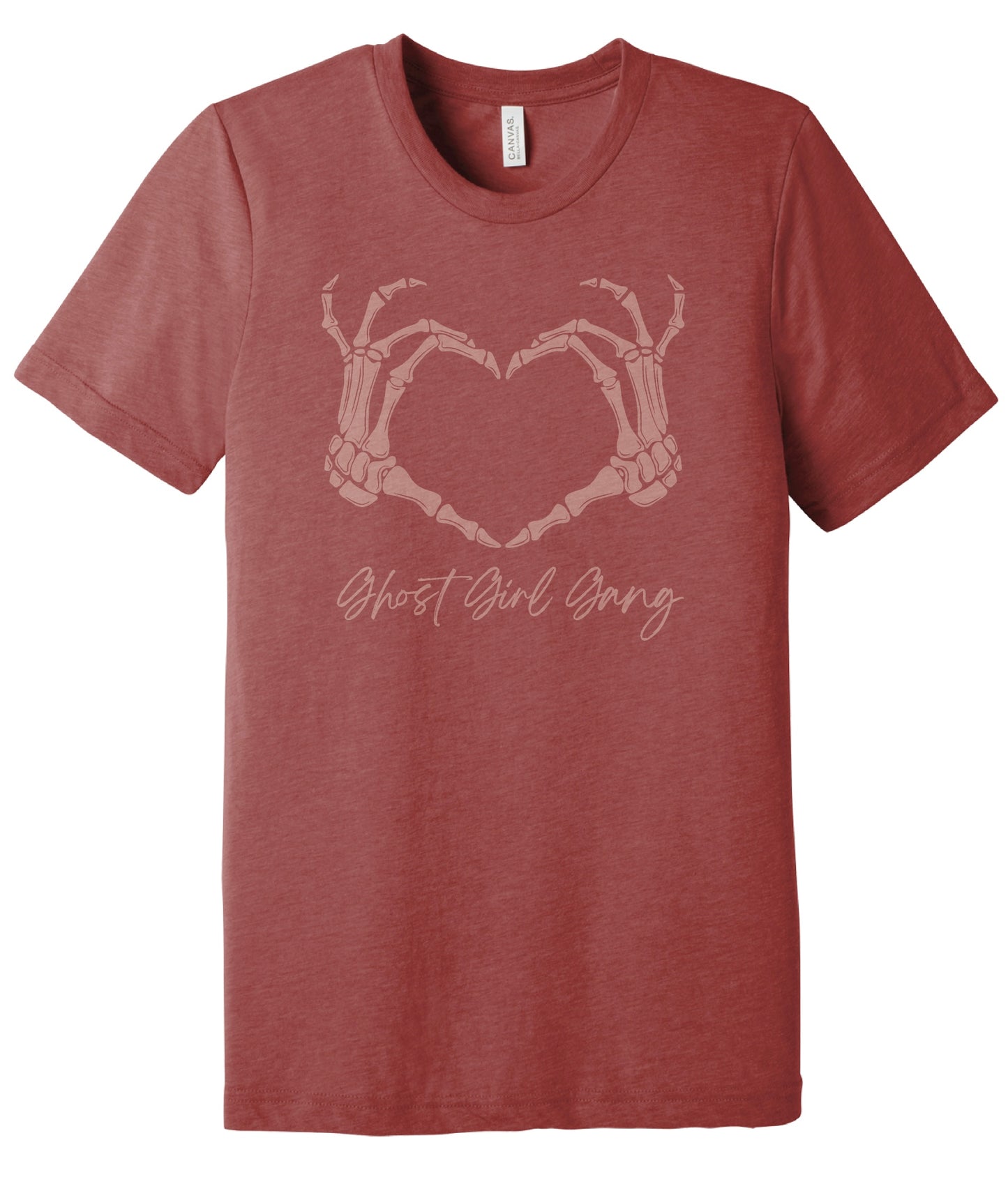 Spooky All Year's Ghost Girl Gang shirt in red