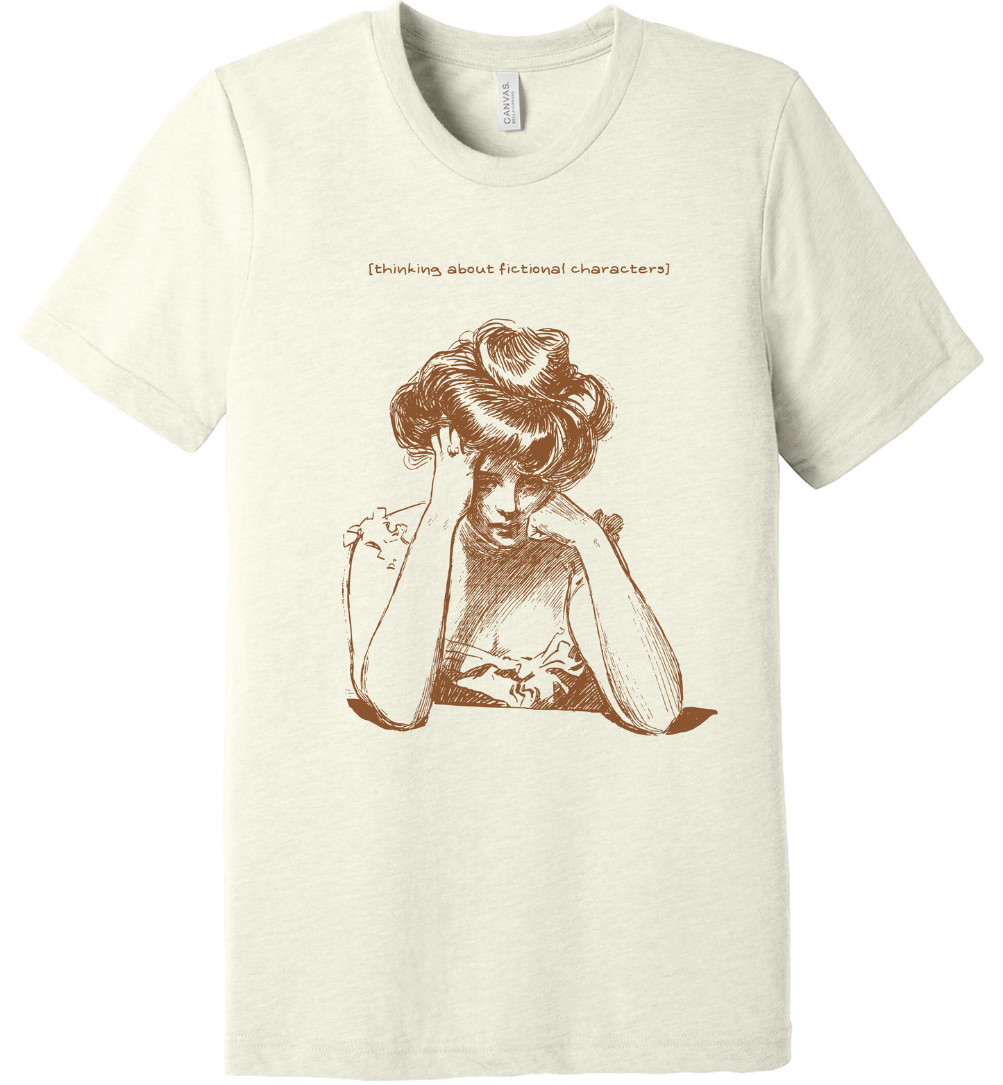 Thinking About Fictional Characters Shirt