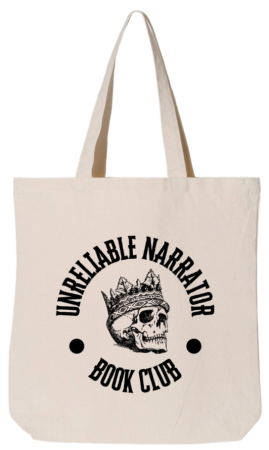 Unreliable Narrator Book Club Tote Bag