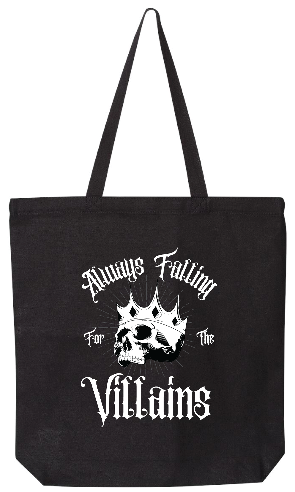 Always Falling for the Villains Tote Bag