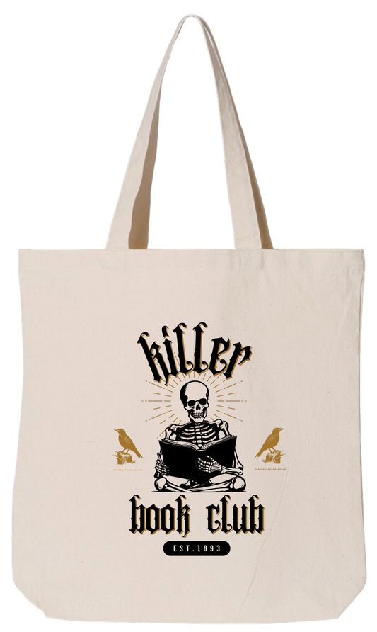 Killer Book Club Tote Bag