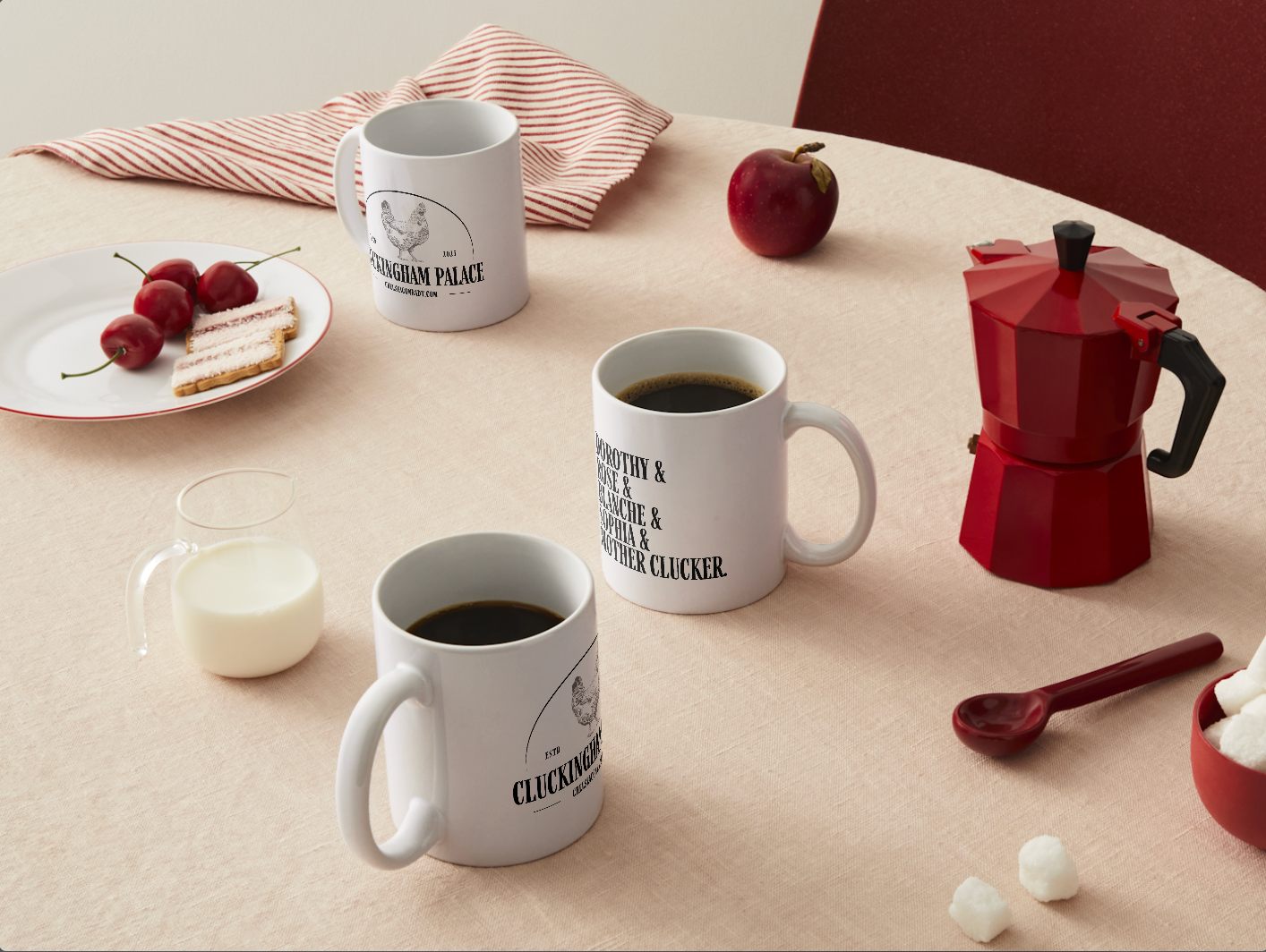 Cluckingham Palace Mug - Chelsea Conradt