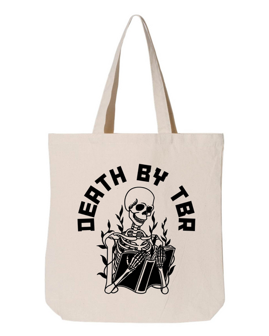 Death by TBR Tote Bag