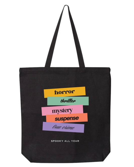 Dark Genres Tote Bag