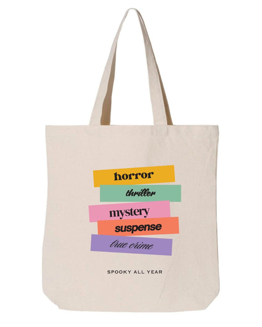 Dark Genres Tote Bag